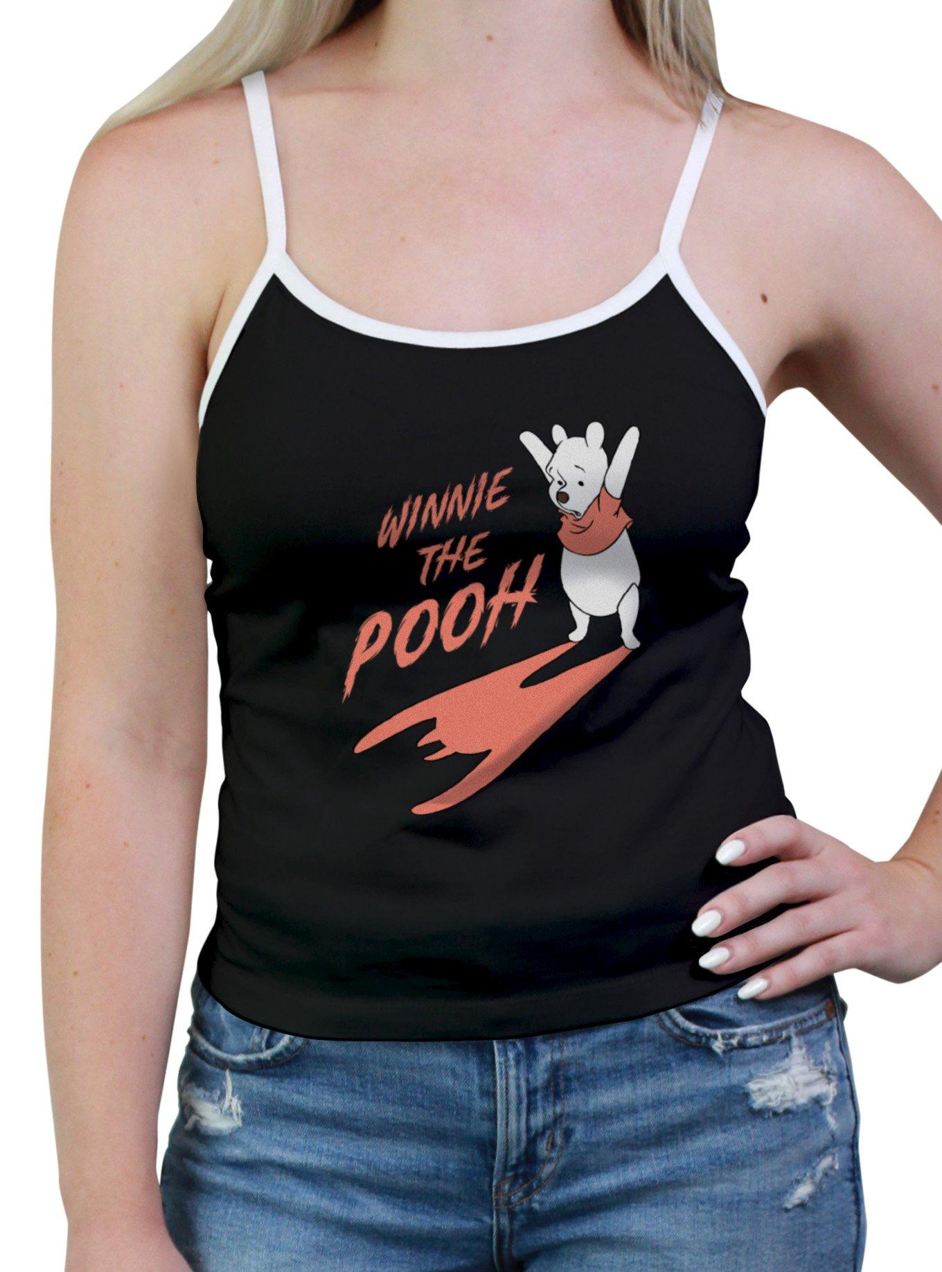 Disney Winnie The Pooh Scary Shadow Womens Cami, BLACK, hi-res