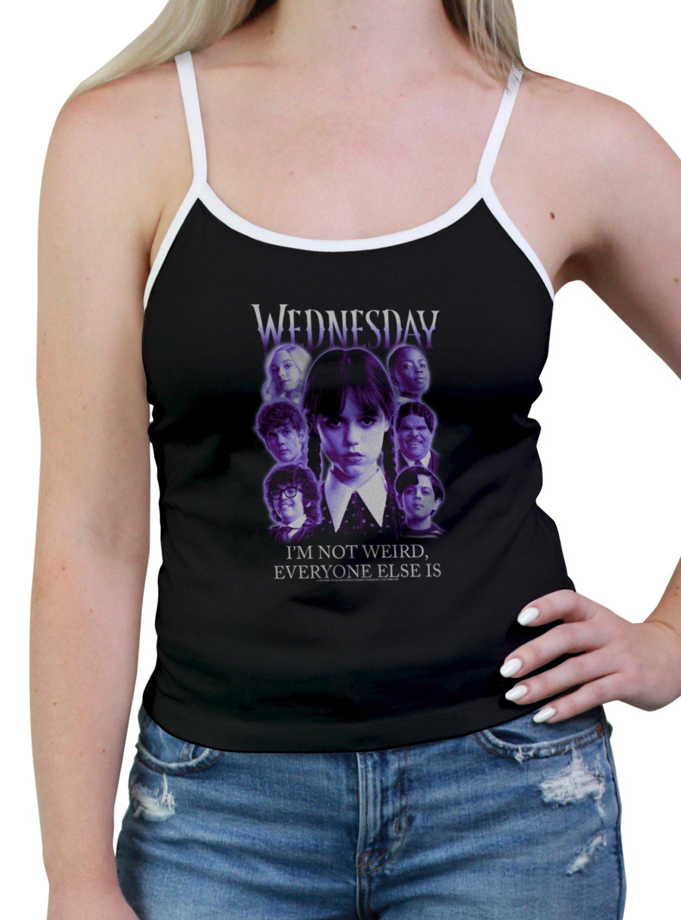Wednesday Everyone Else Is Weird Womens Cami, , hi-res
