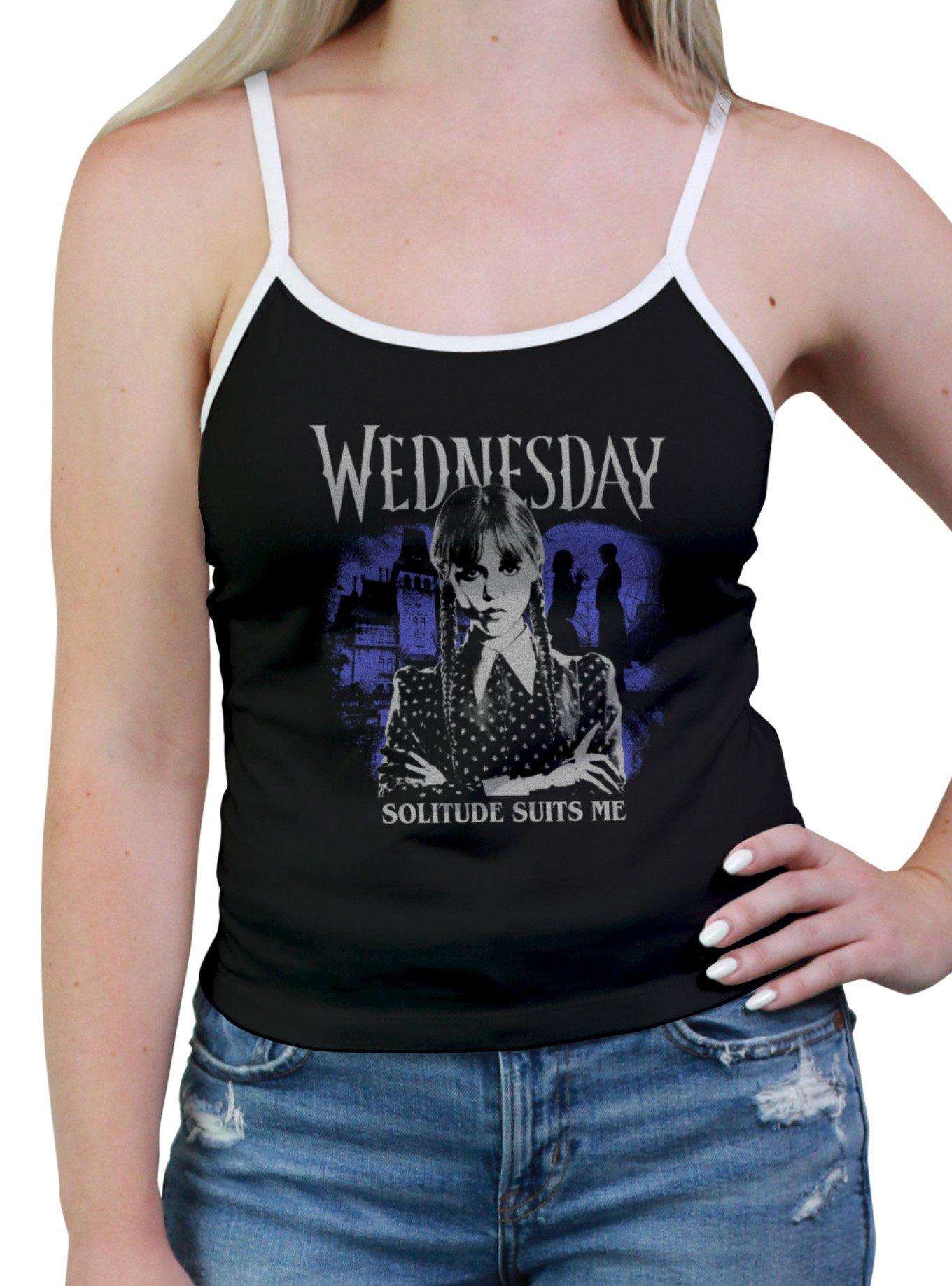 Wednesday Solitude Suits Me Womens Cami, , hi-res