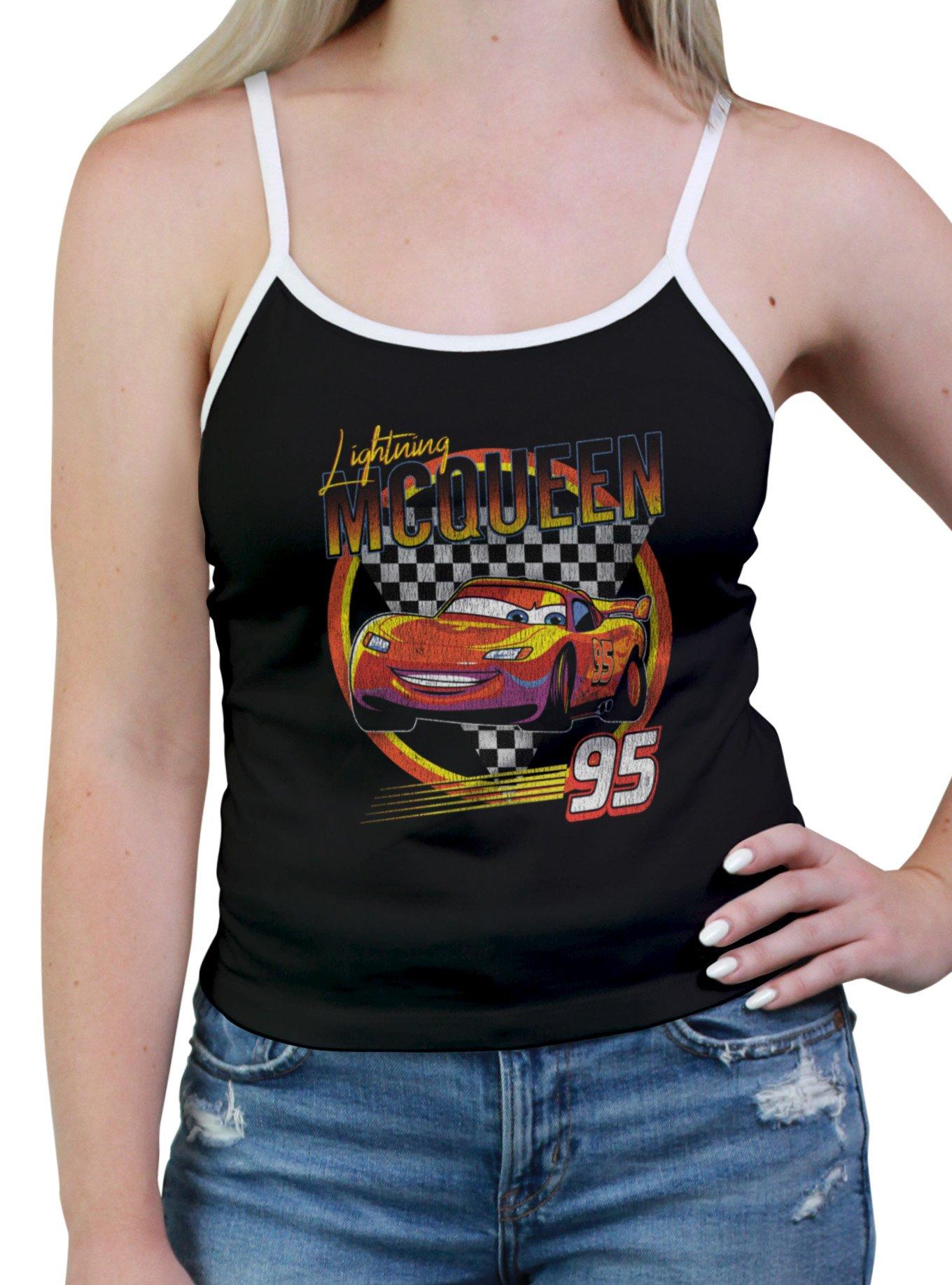 Disney Pixar Cars Lightning McQueen Vintage Race Womens Cami, , hi-res