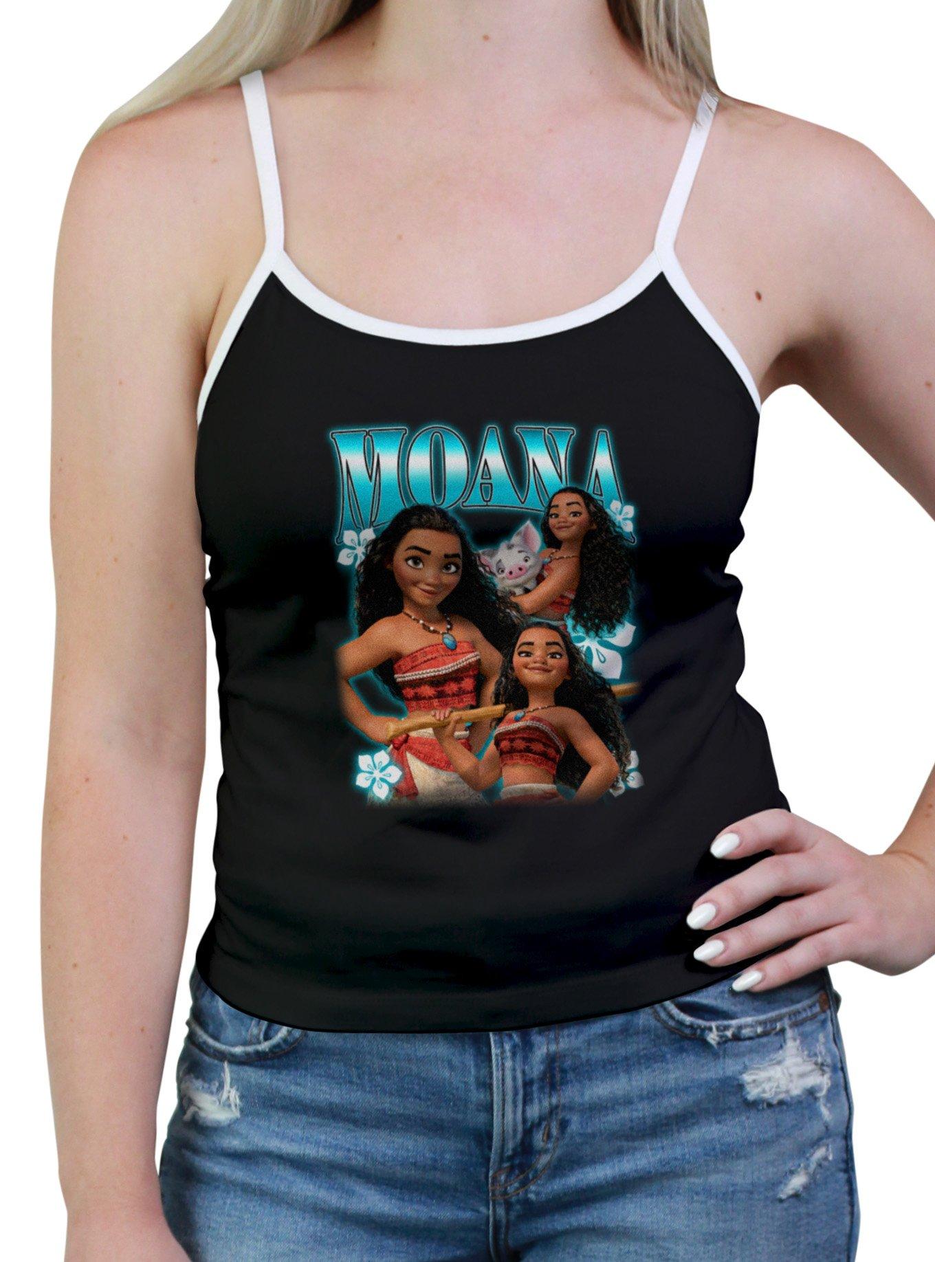Disney Moana Collage Womens Cami, BLACK, hi-res