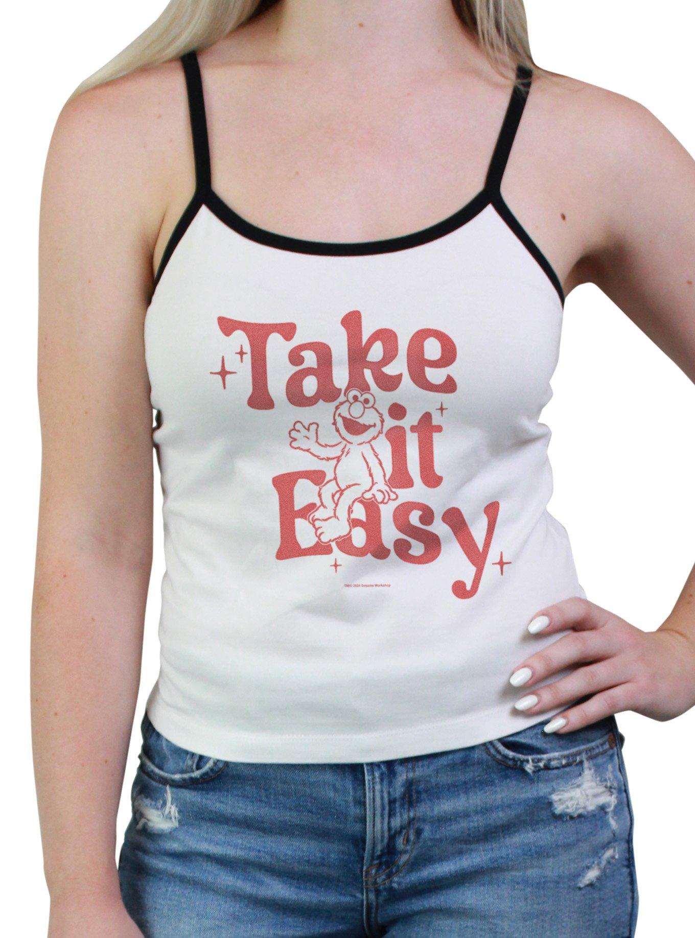 Sesame Street Elmo Take It Easy Womens Cami, WHITE, hi-res