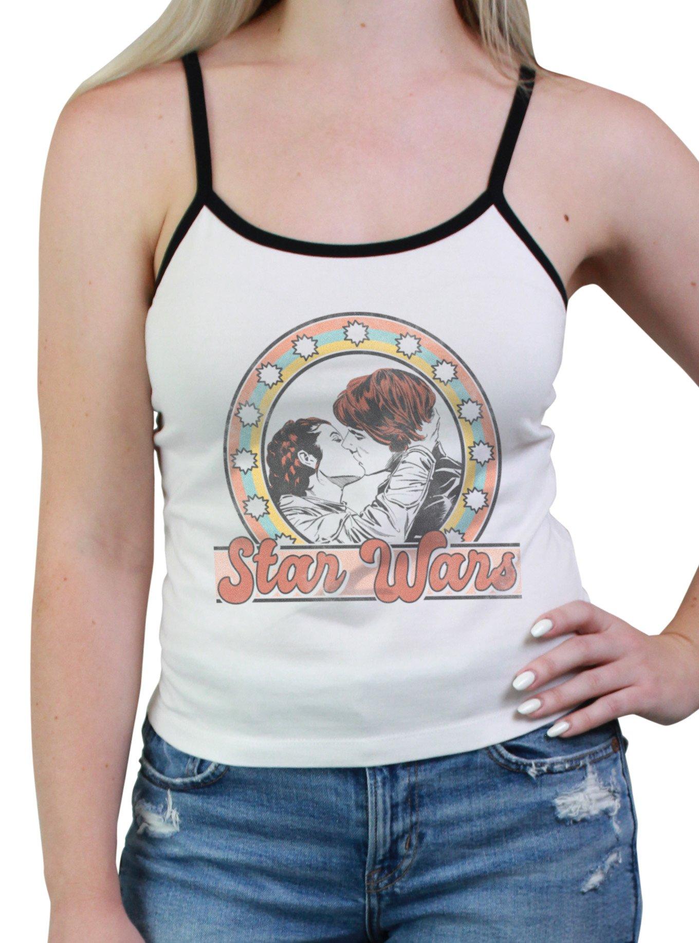 Star Wars Han Solo & Princess Leia Kiss Womens Cami, , hi-res