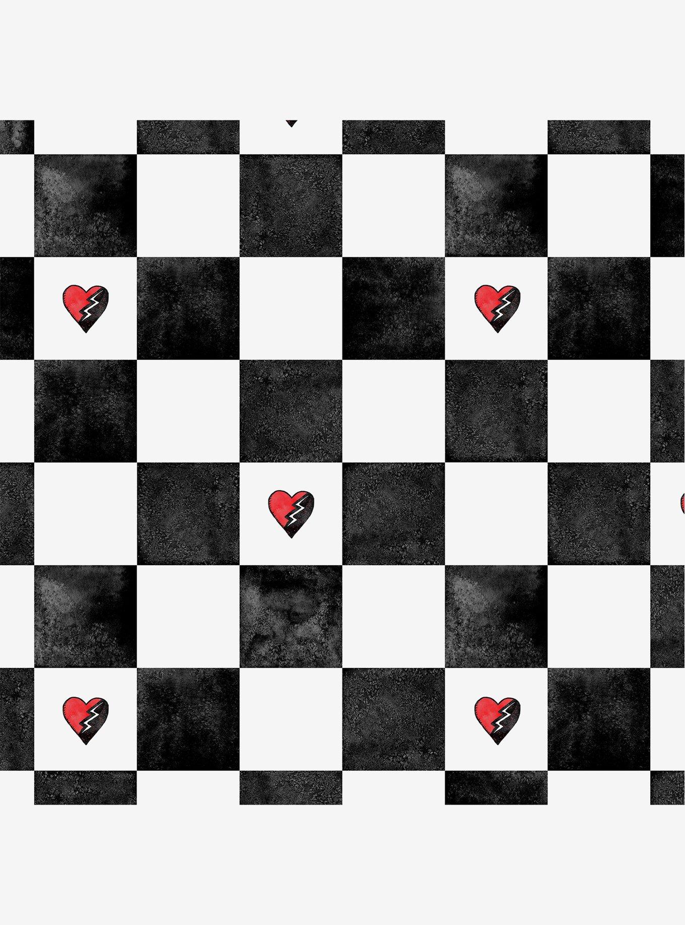 Disney Descendants: The Rise of Red Rebel at Heart Checker Peel & Stick Wallpaper, , hi-res