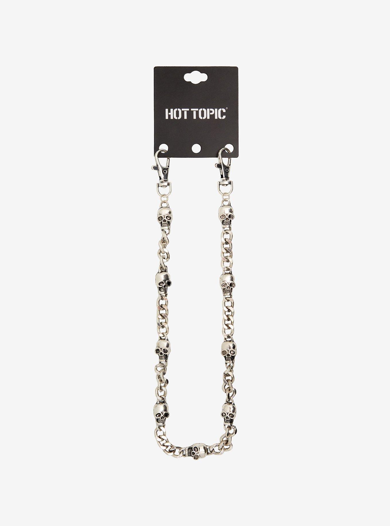 Skull Chain 18 Inch Wallet Chain, , hi-res