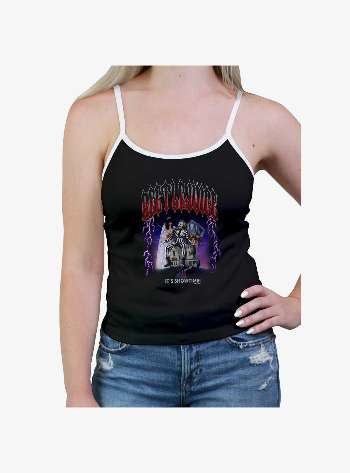 Beetlejuice Heavy Metal Girls Cami, BLACK, hi-res