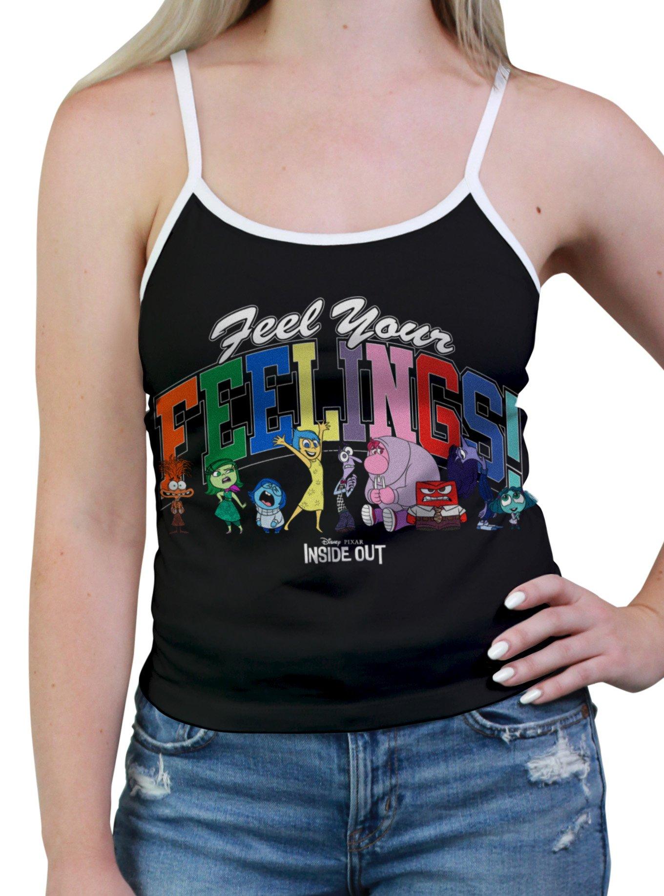Disney Pixar Inside Out 2 Feel Your Feelings Girls Cami