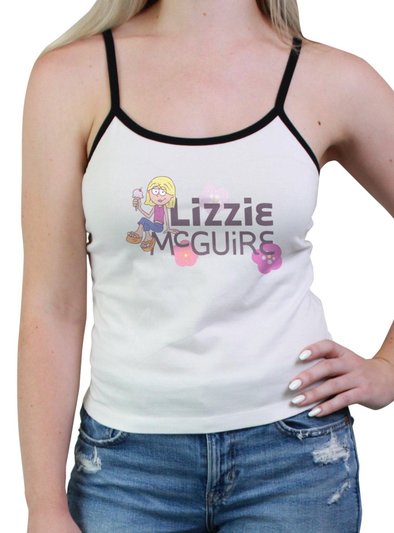 Disney Lizzie McGuire Logo Pop Girls Cami, WHITE, hi-res