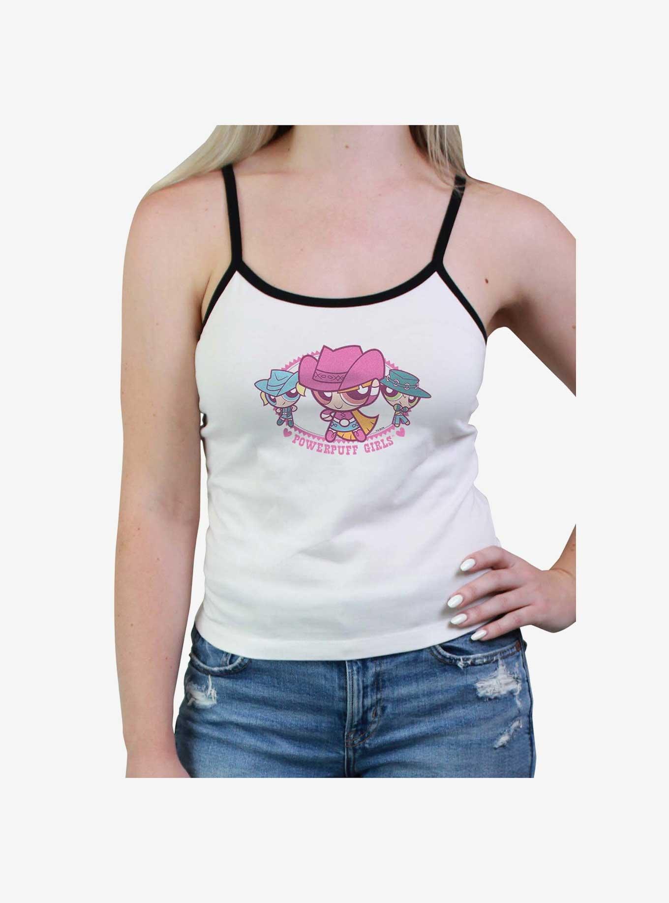 The Powerpuff Girls Powerpuff Girls Rodeo Girls Cami, WHITE, hi-res