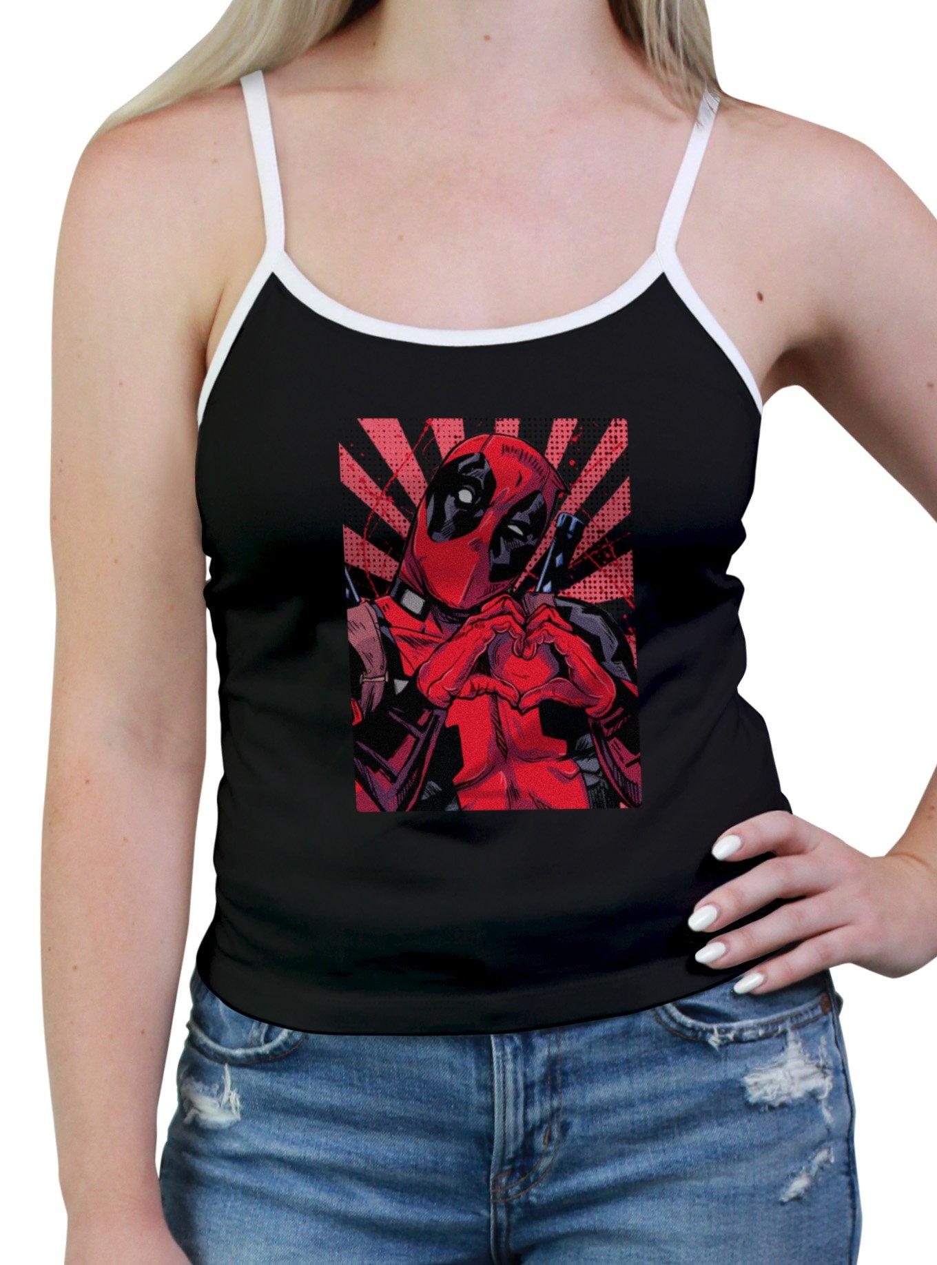 Marvel Deadpool Close Heart Pool Girls Cami