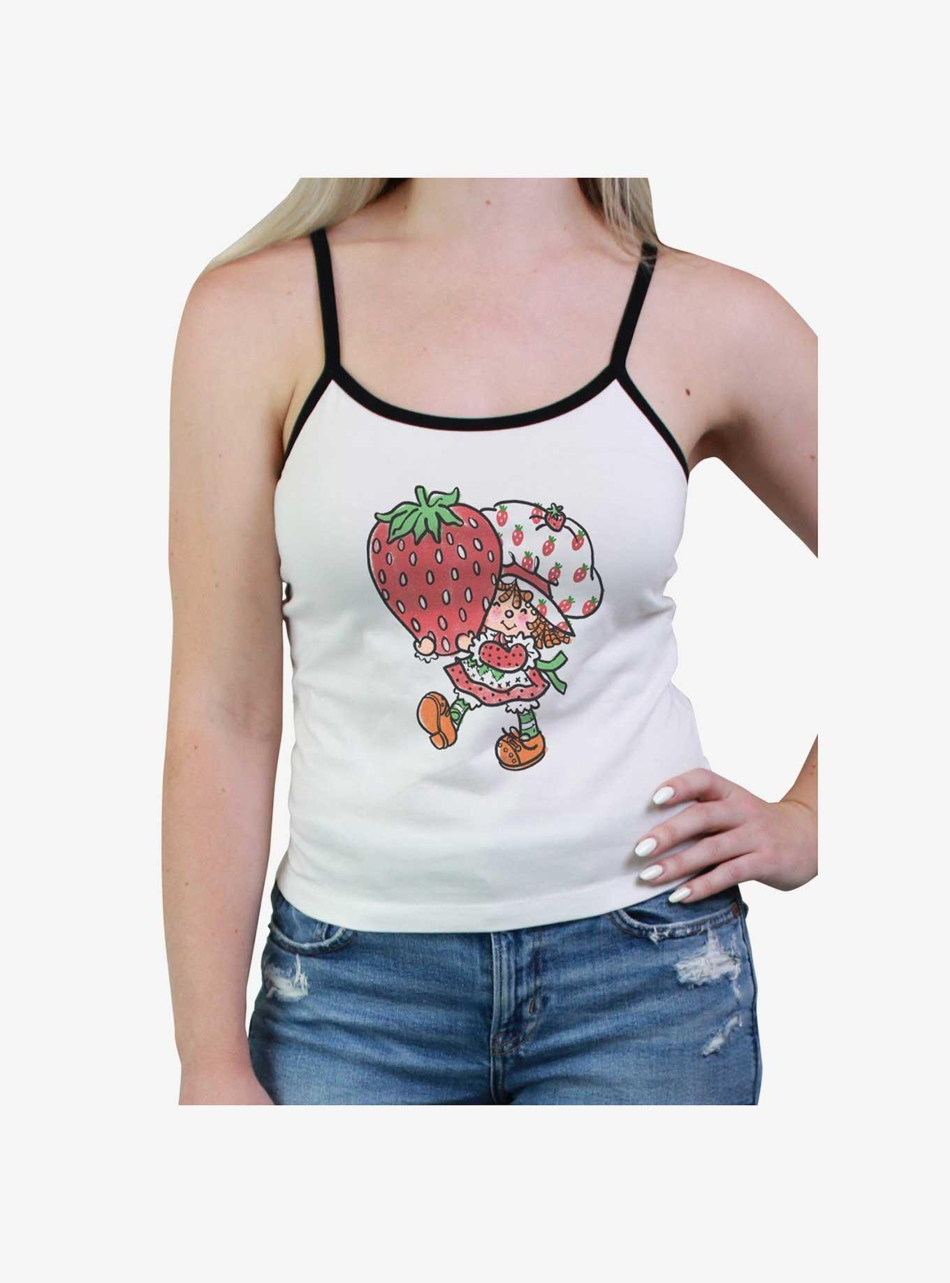 Strawberry Shortcake Cute Girls Cami, WHITE, hi-res