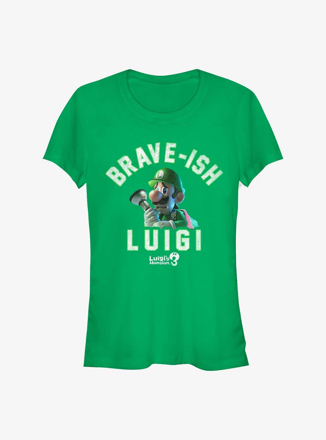 Nintendo Luigi's Mansion 3 Braveish Girls T-Shirt, KELLY, hi-res