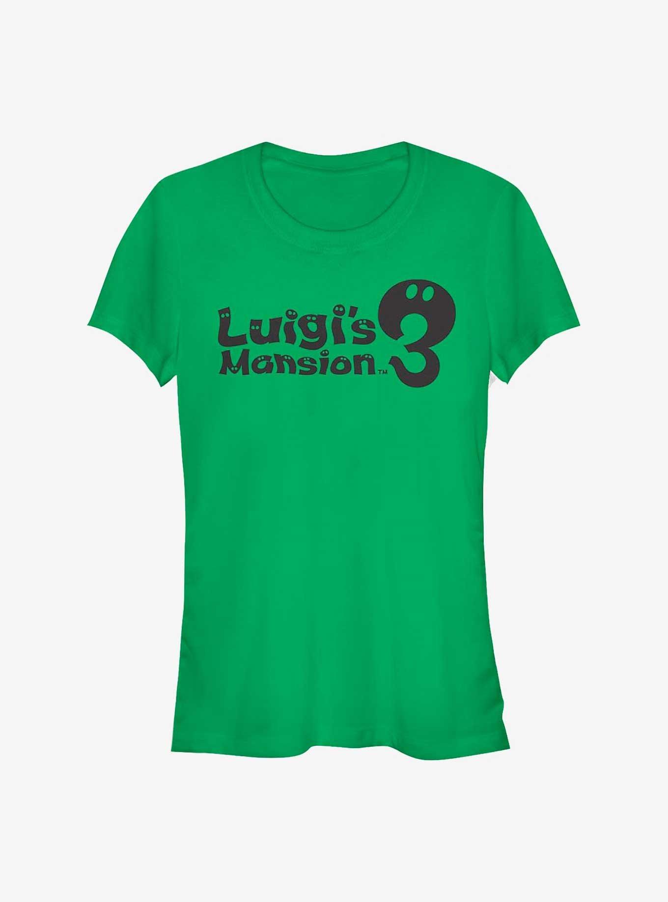 Nintendo Luigi's Mansion 3 Logo Girls T-Shirt, KELLY, hi-res