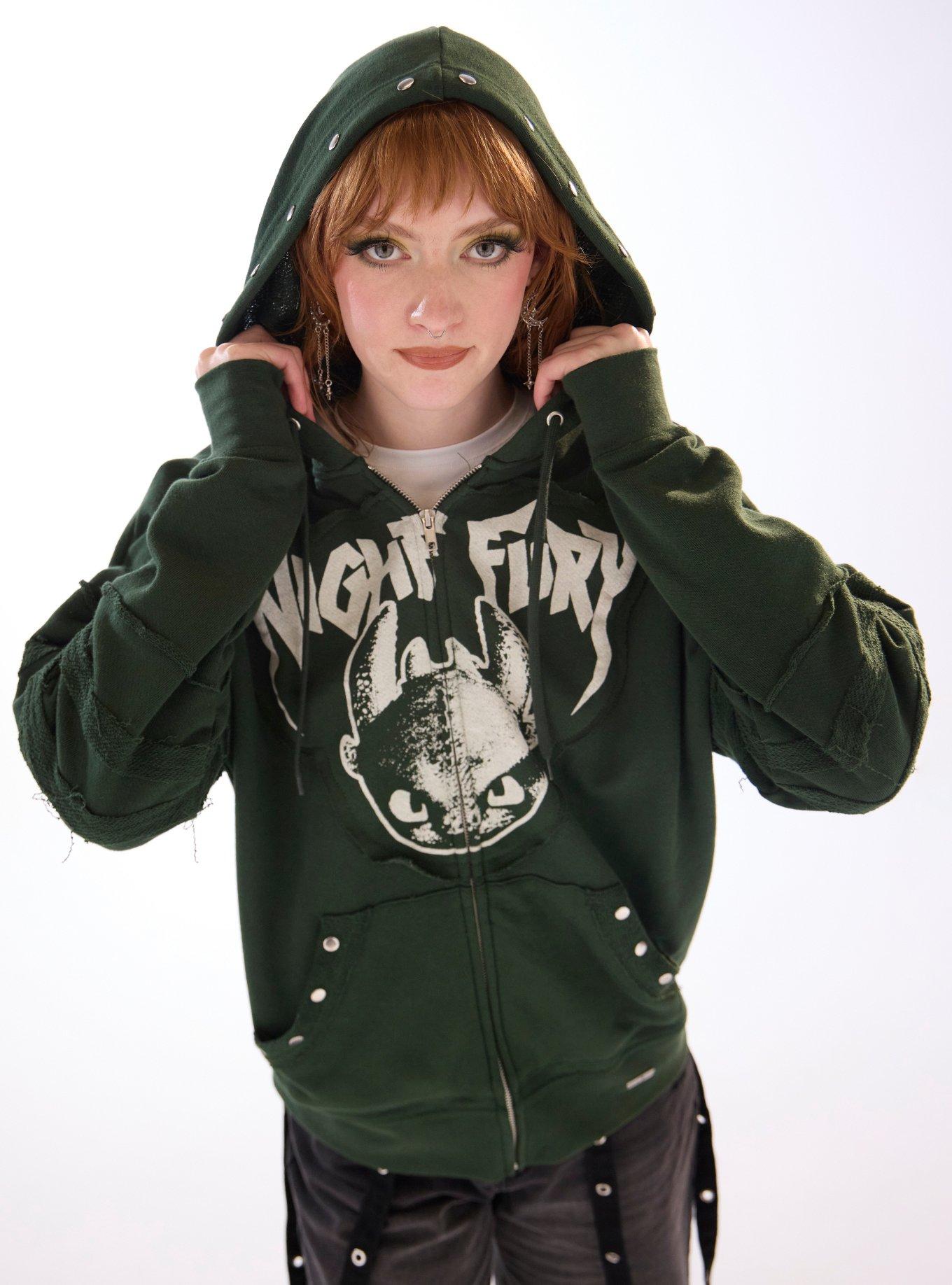 Her Universe How To Train Your Dragon Night Fury Hoodie, , hi-res