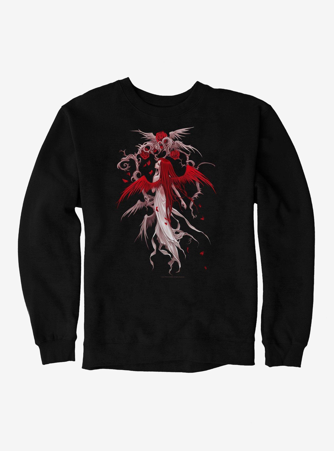 Fairies By Trick Red Rose Fairy Sweatshirt, , hi-res