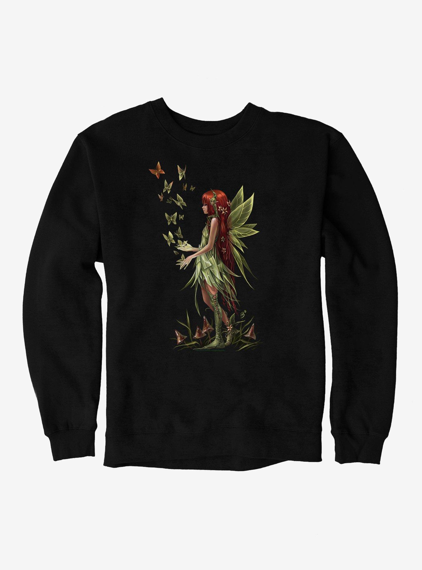 Fairies By Trick Sweet Green Fairy Sweatshirt, , hi-res