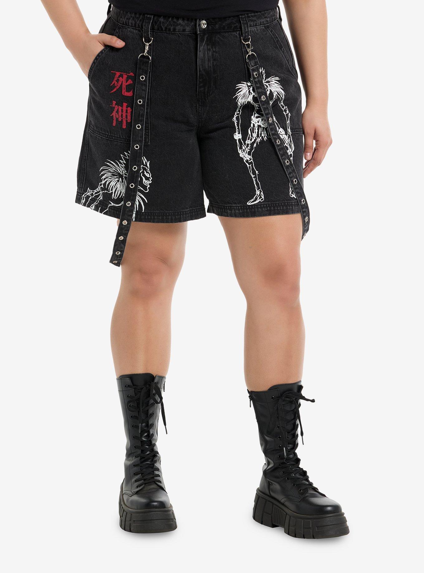 Death Note Ryuk Suspender Jorts Plus Size 
