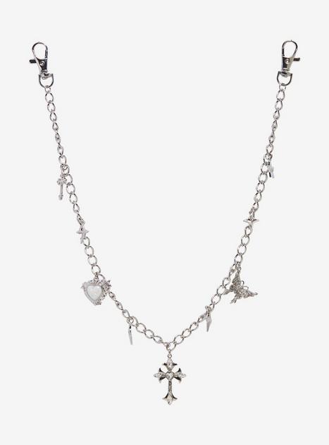 Y2K Bling Charm 18 Inch Wallet Chain | Hot Topic