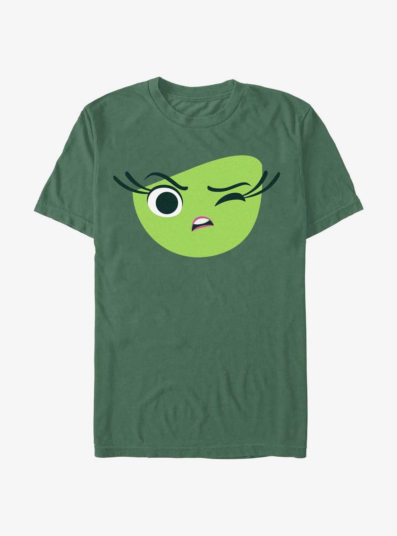 COMFORTCOLORS Disney Pixar Inside Out 2 Disgust Face Garment Dye T-Shirt