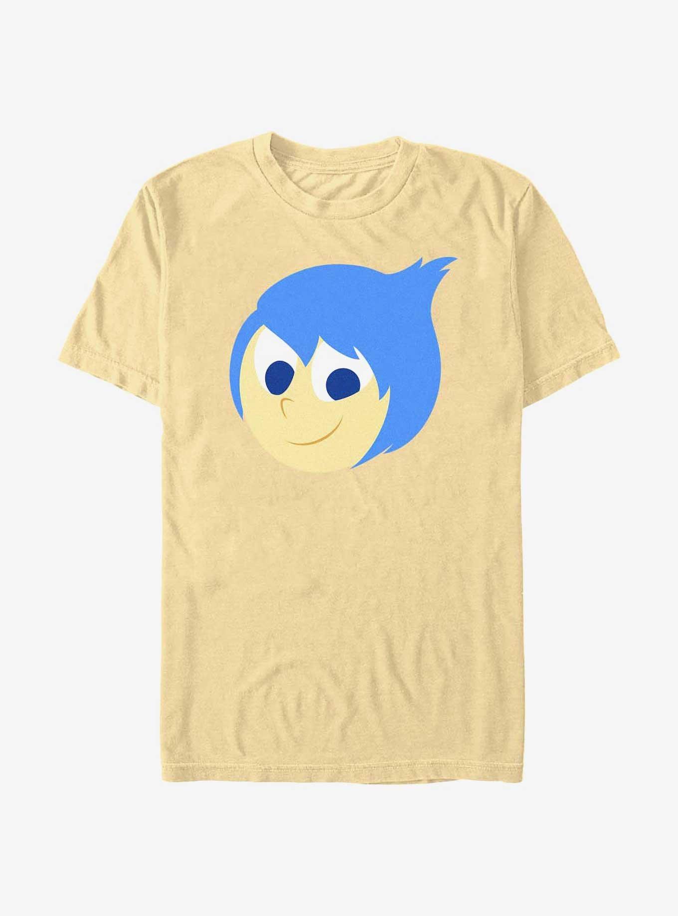 Disney Pixar Inside Out 2 Joy Face Garment Dye T-Shirt, BUTTER, hi-res