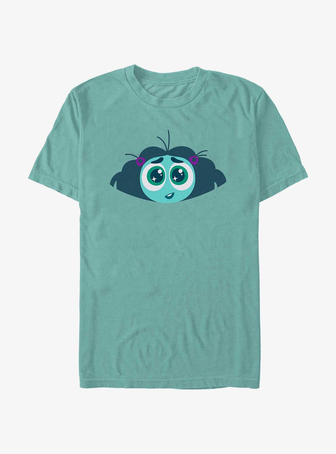 Disney Pixar Inside Out 2 Envy Head Garment Dye T-Shirt, SEAFOAM, hi-res