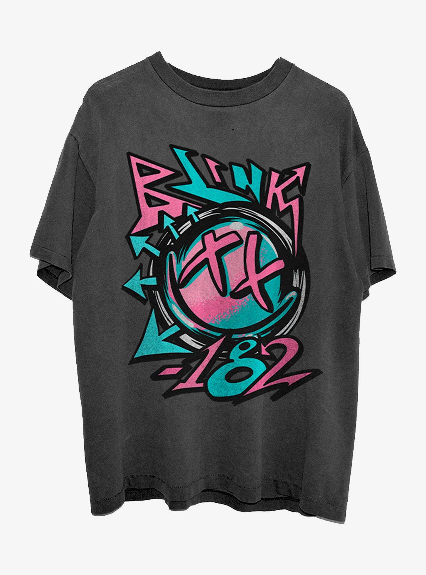 Blink-182 Self-Titled Graffiti Art Relaxed Fit Girls T-Shirt, , hi-res