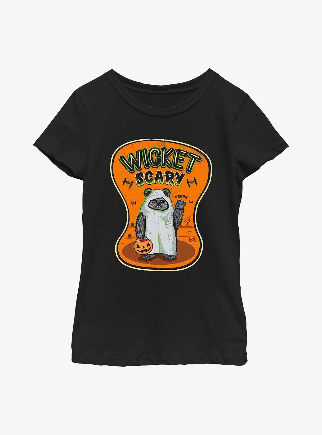 Star Wars Wicket Scary Youth Girls T-Shirt, , hi-res