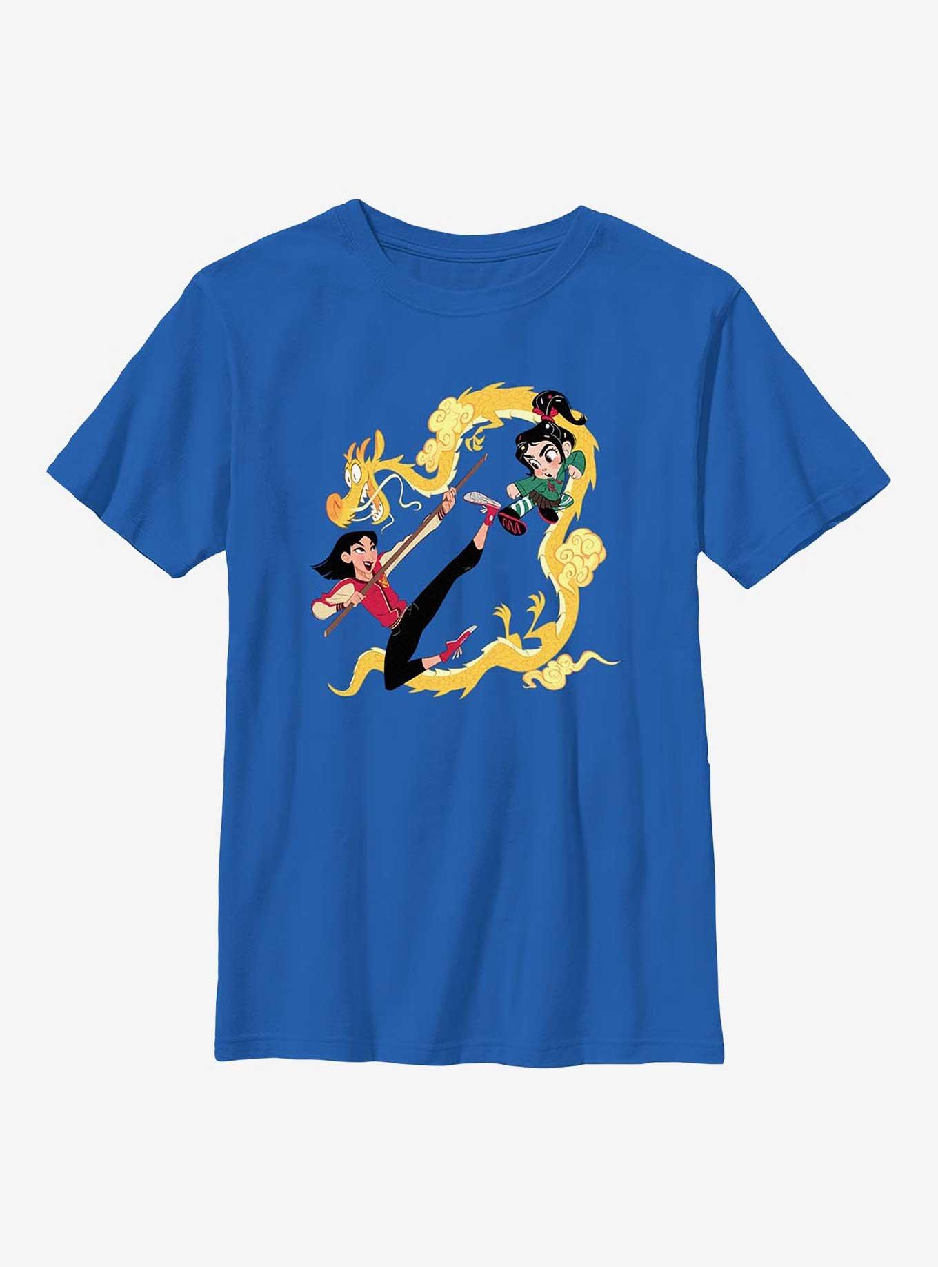 Wreck-It Ralph Fight Mulan Youth T-Shirt, , hi-res