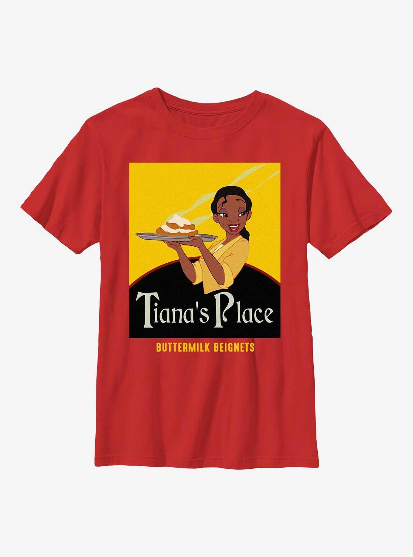 Disney Princesses Tiana Beignets Youth T-Shirt, , hi-res