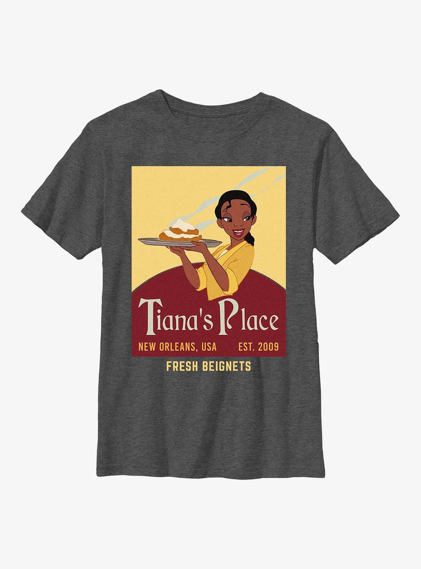 Disney Princesses Tianas Place Beignets Youth T-Shirt, , hi-res
