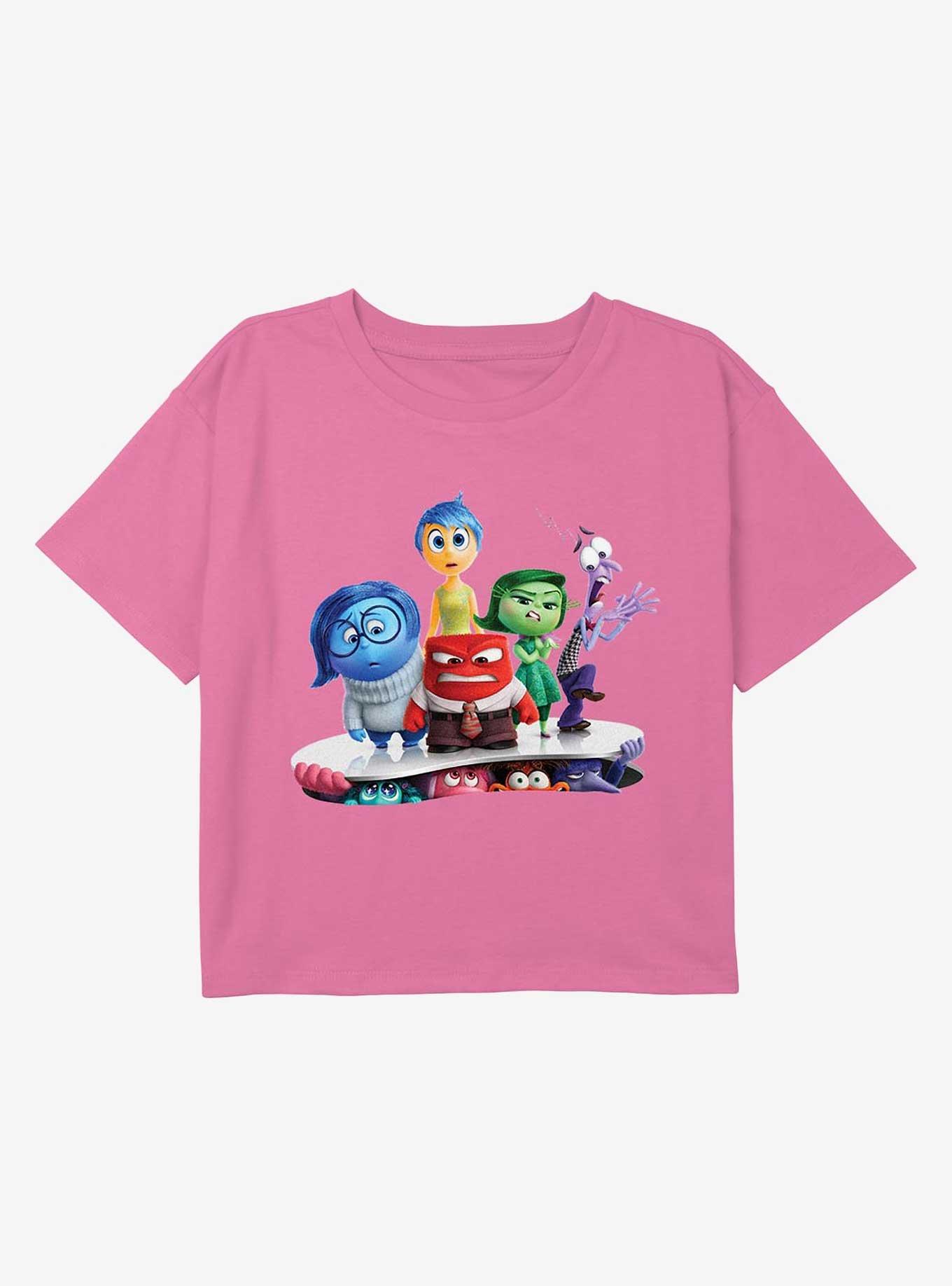 Inside Out 2 New Emotions Youth Girls Boxy Crop T-Shirt, , hi-res