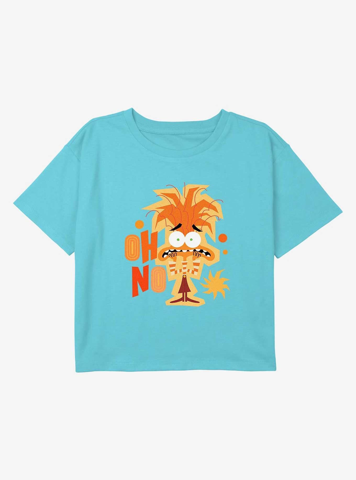 Inside Out 2 Oh No Youth Girls Boxy Crop T-Shirt, , hi-res