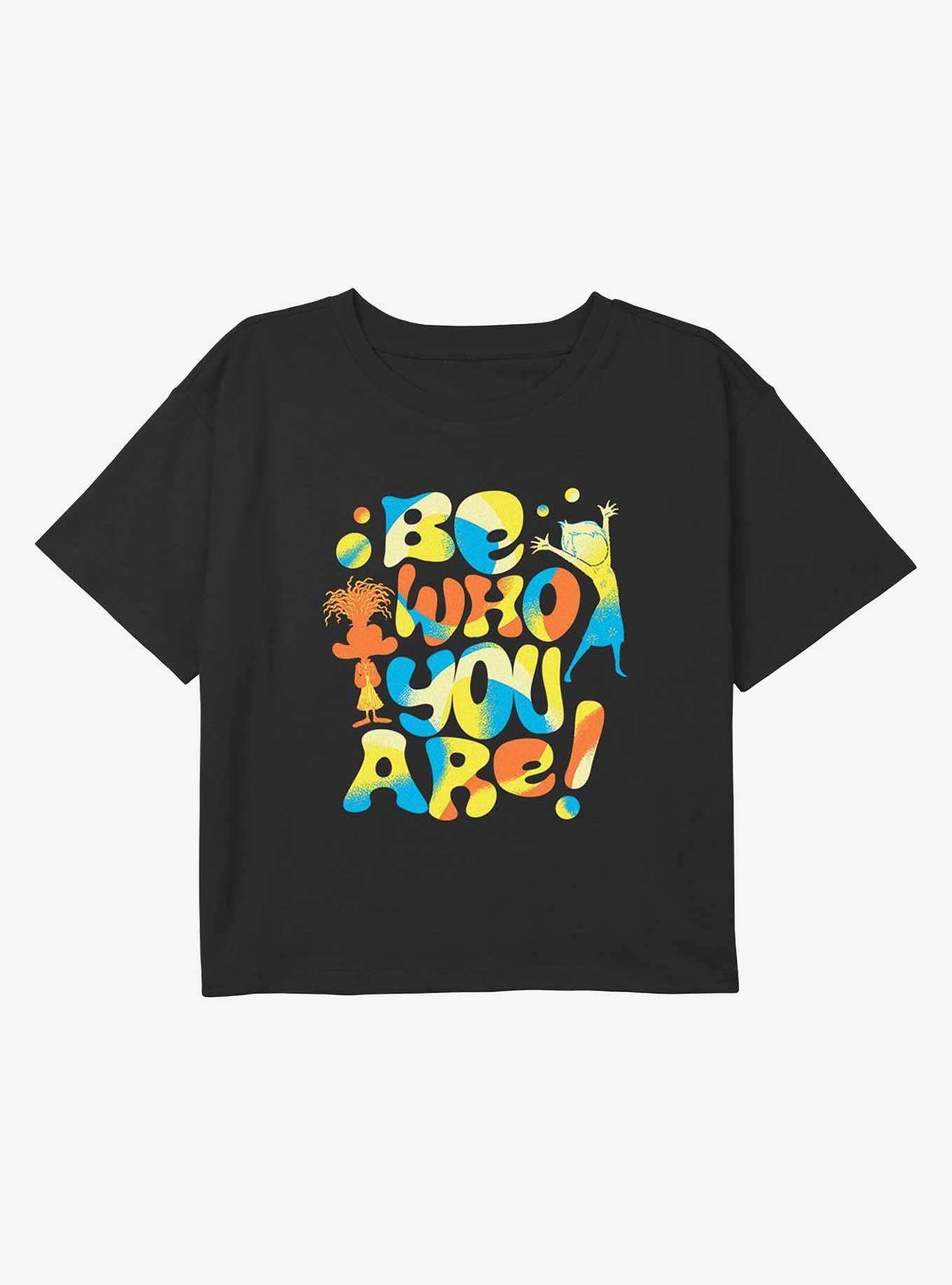 Inside Out 2 Be Who You Are Youth Girls Boxy Crop T-Shirt, , hi-res