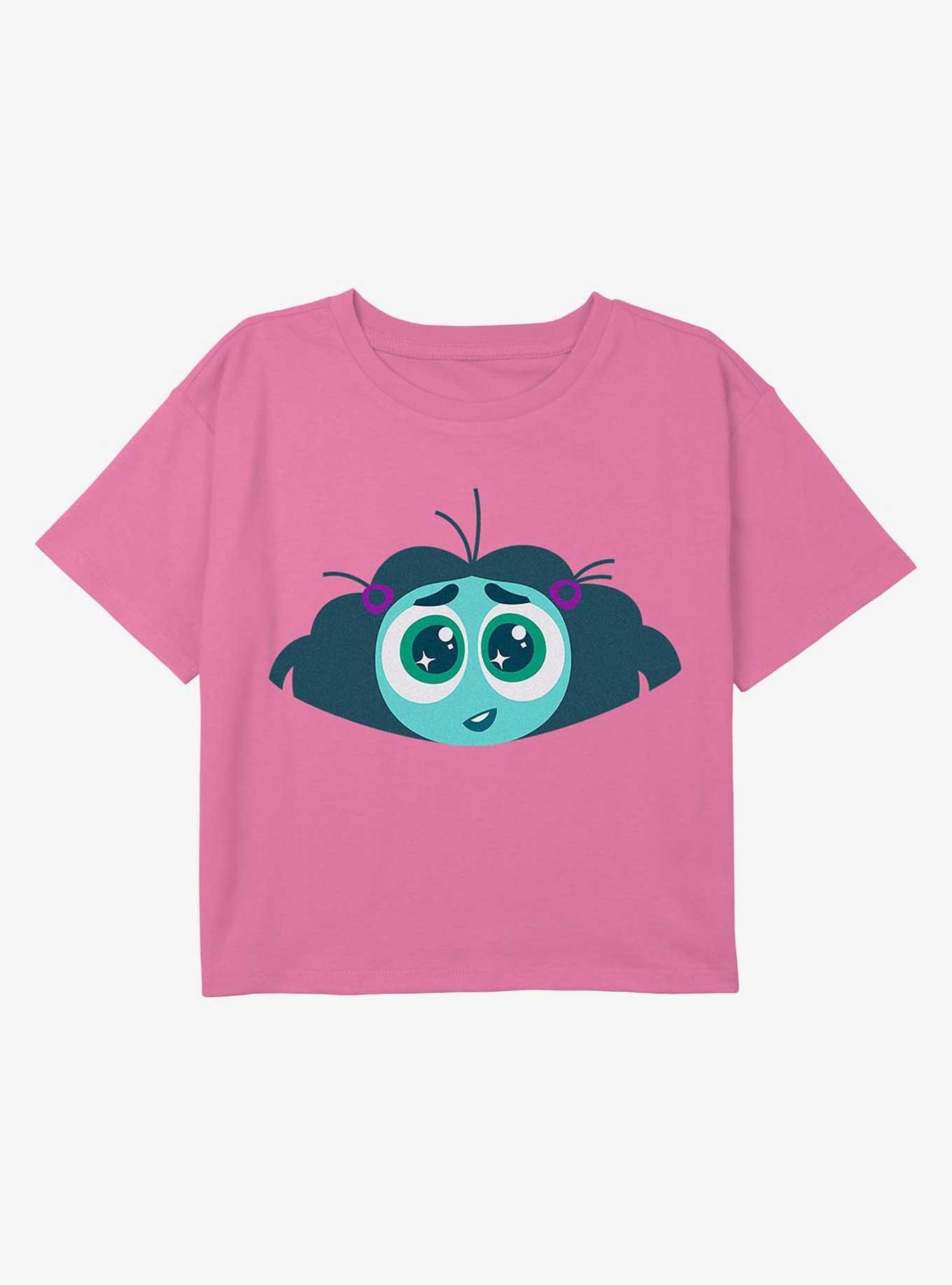 Inside Out 2 Envious Head Youth Girls Boxy Crop T-Shirt, , hi-res