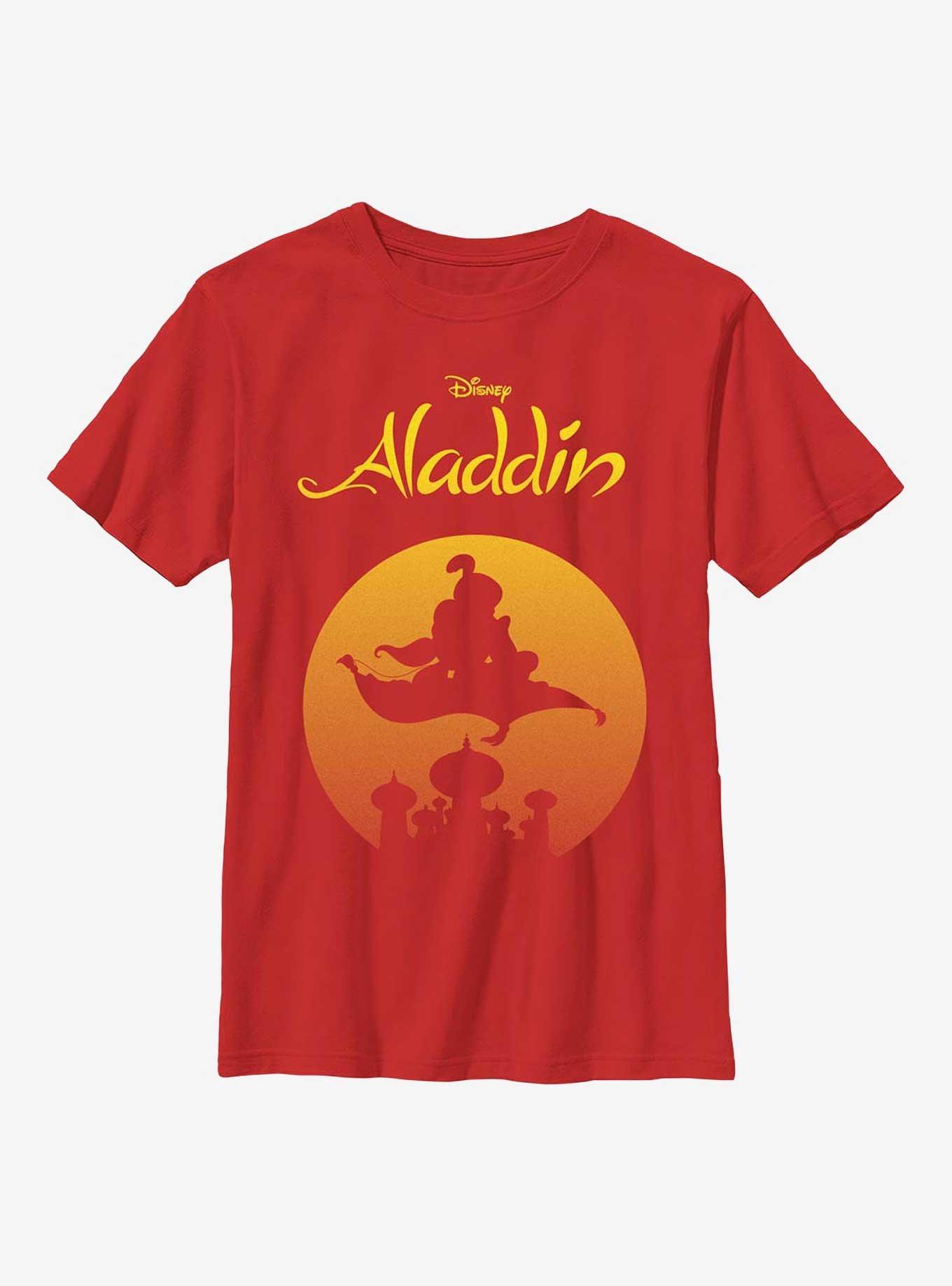 Disney Princesses Aladdin Silhouette Youth T-Shirt