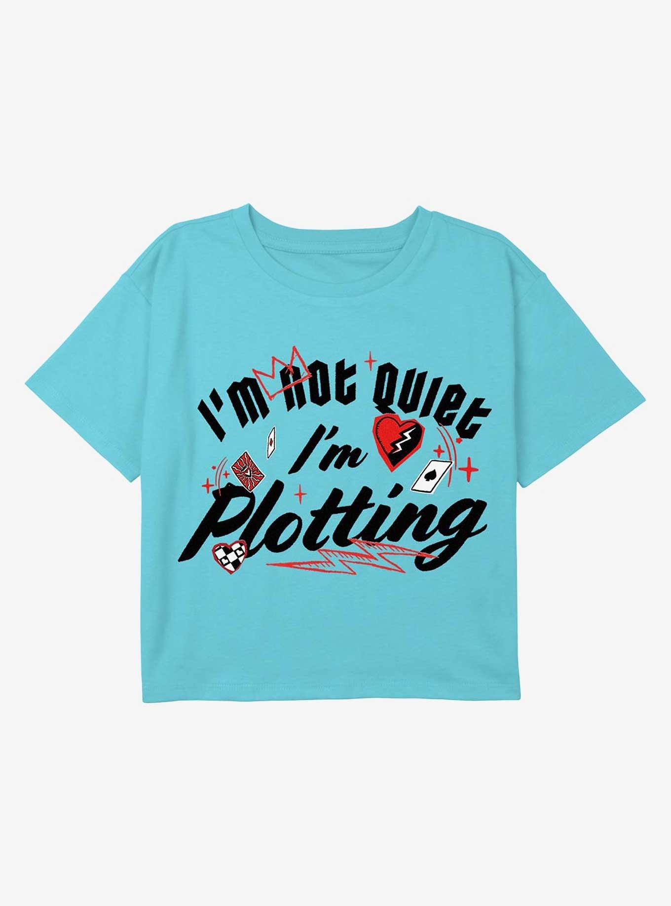 Descendants Plotting Youth Girls Boxy Crop T-Shirt, , hi-res