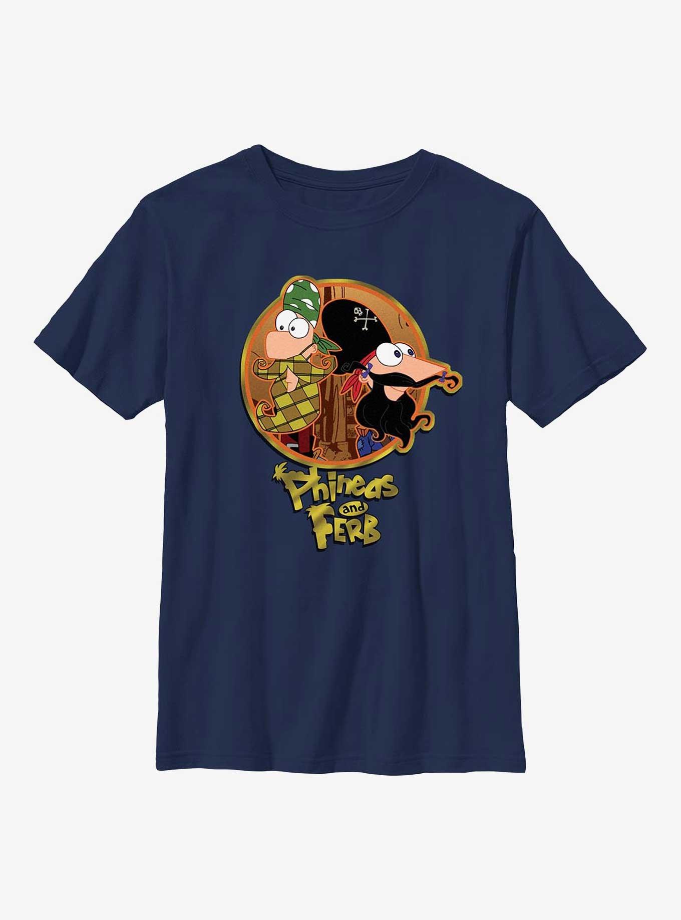 Phineas And Ferb Badbeard Youth T-Shirt, , hi-res