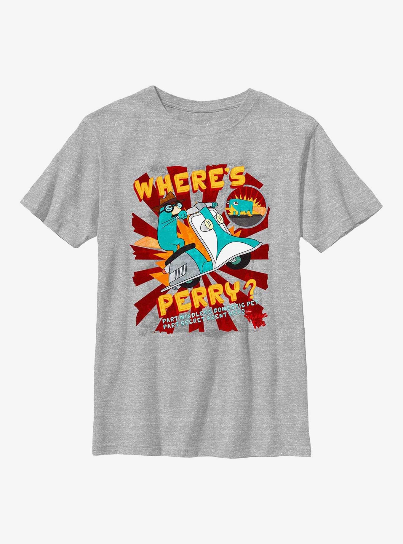 Phineas And Ferb Perry On The Go Youth T-Shirt, , hi-res