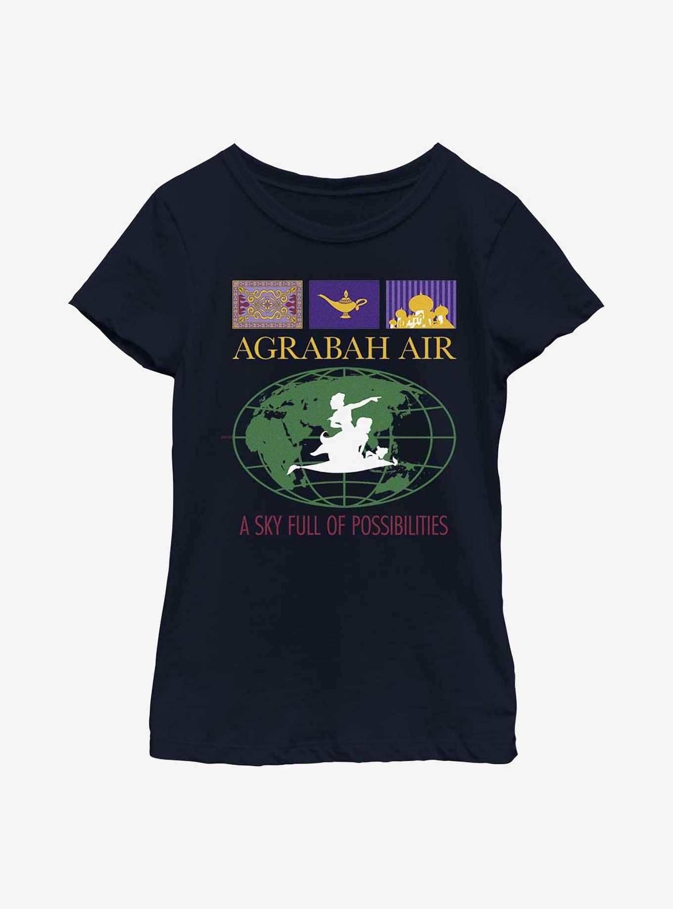 Disney Princesses Aladdin Agrabah Air Youth Girls T-Shirt, , hi-res