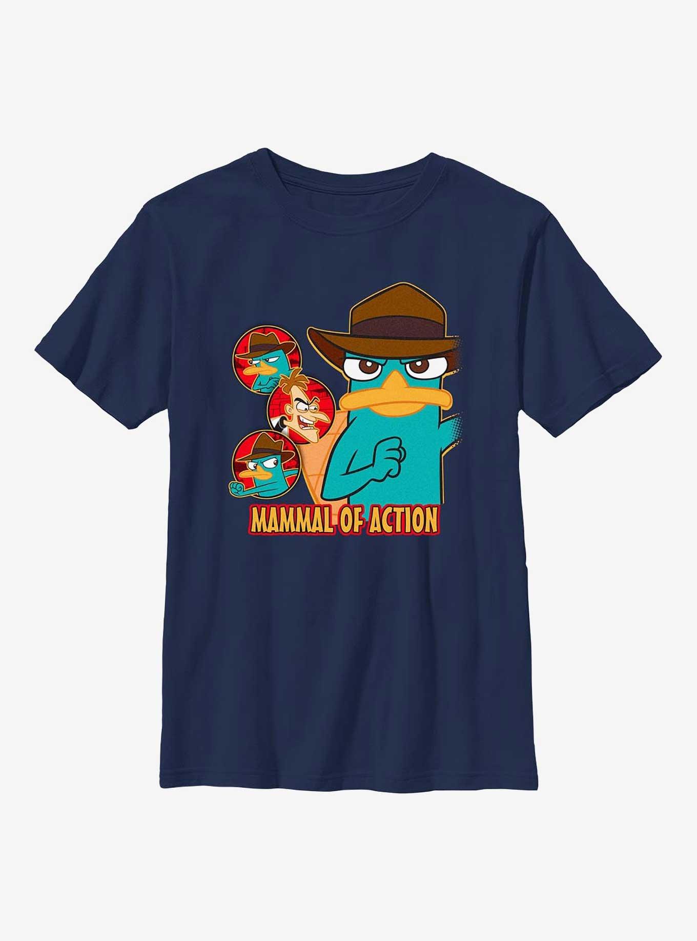 Phineas And Ferb Big Mammal Youth T-Shirt, , hi-res