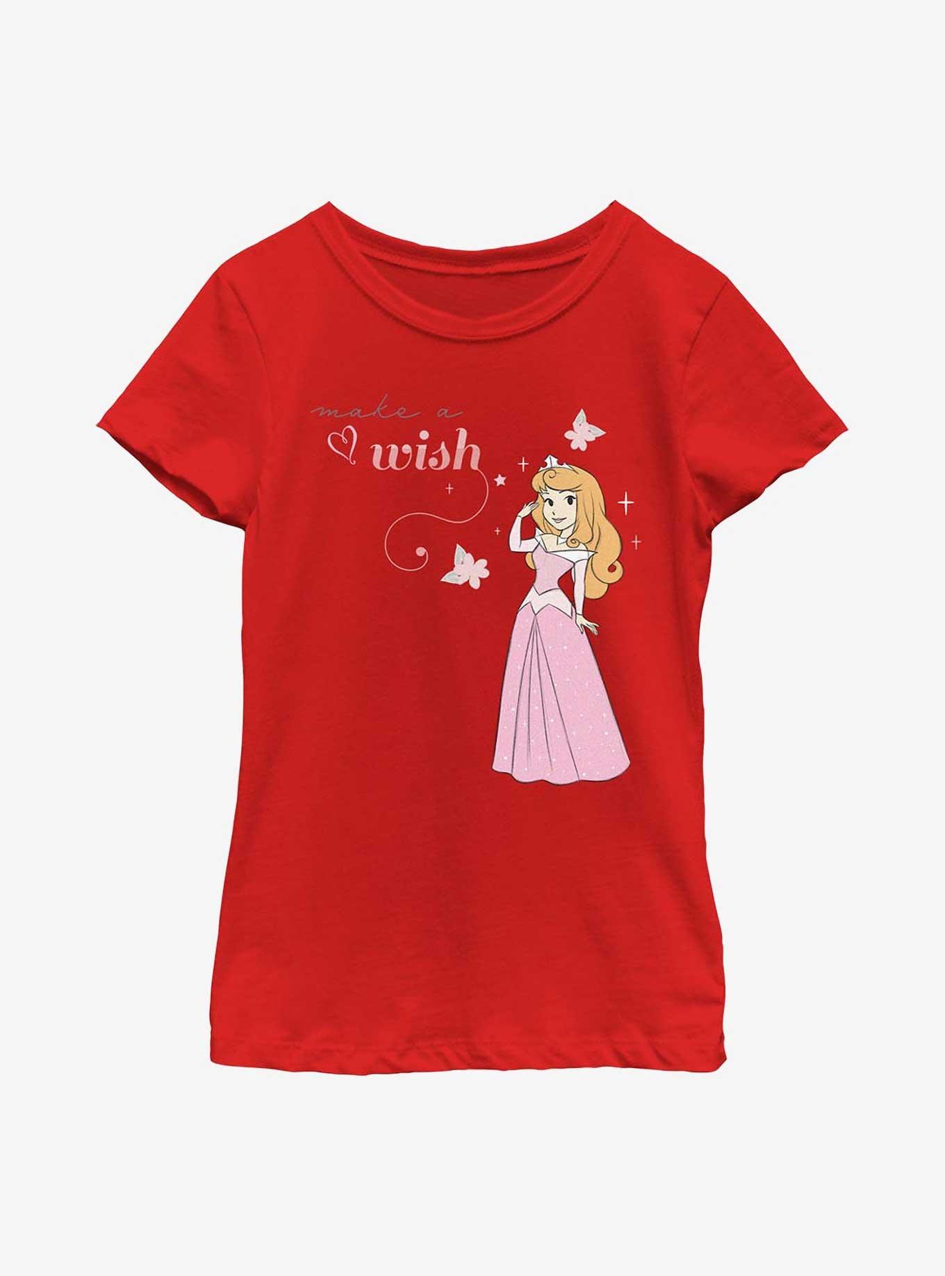 Disney Princesses Aurora Wish Youth Girls T-Shirt, , hi-res