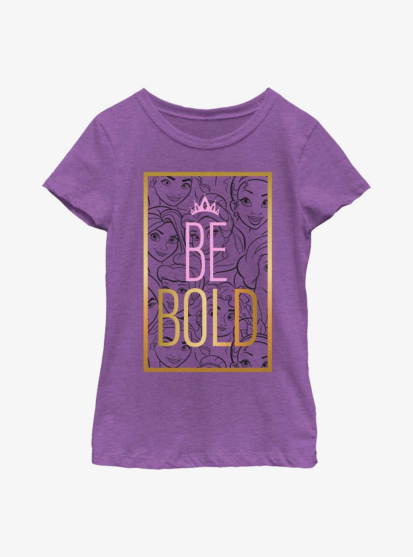 Disney Princesses Be Bold Princess Youth Girls T-Shirt, PURPLE BERRY, hi-res
