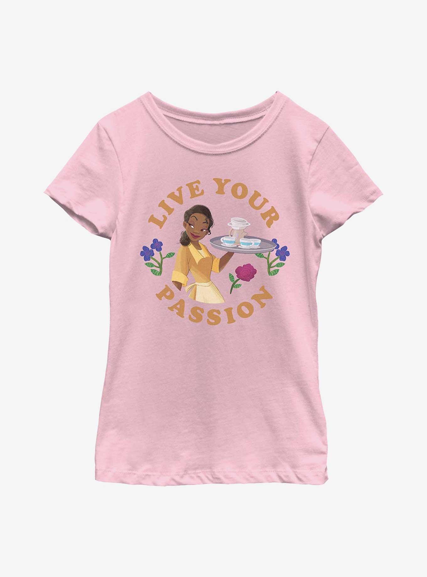 Disney Princesses Live Your Passion Youth Girls T-Shirt, , hi-res