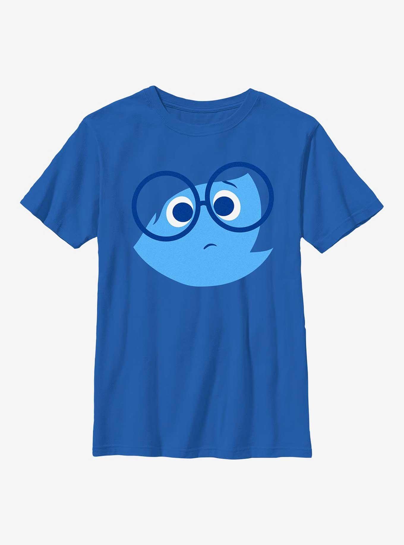 Inside Out Sad Face Youth T-Shirt, , hi-res