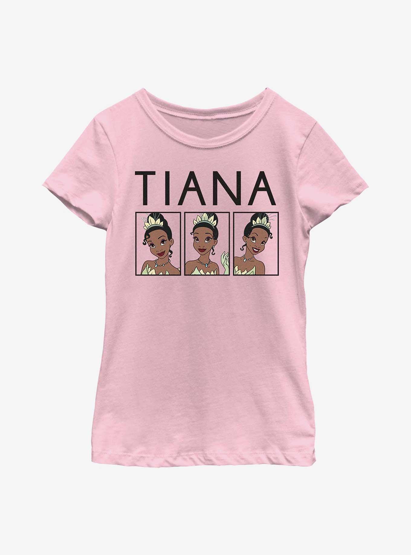 Disney Princesses Tiana Mood Boxes Youth Girls T-Shirt, , hi-res