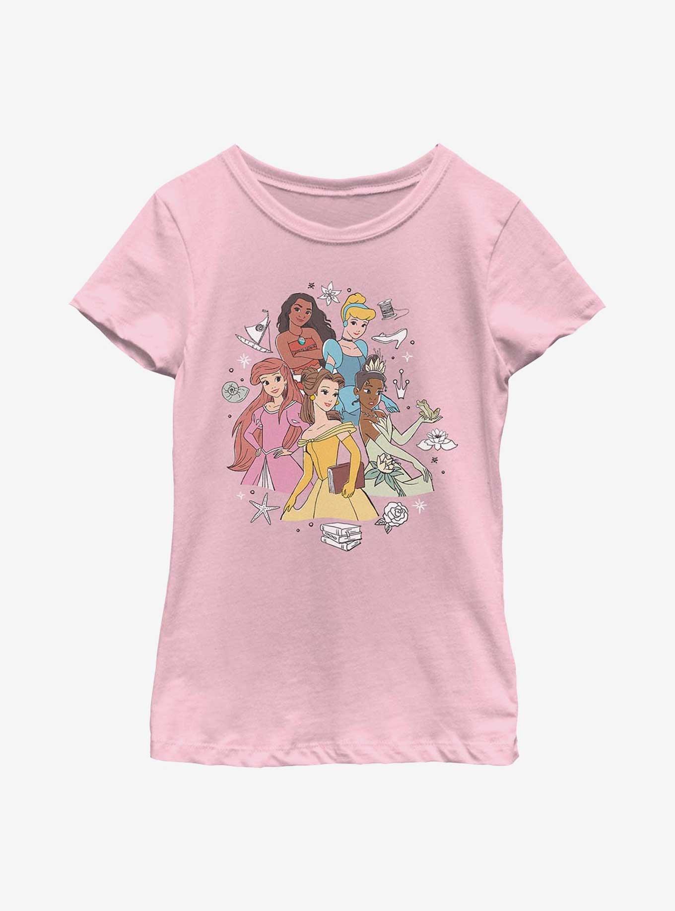 Disney Princesses Dream Team Assemble Youth Girls T-Shirt, , hi-res