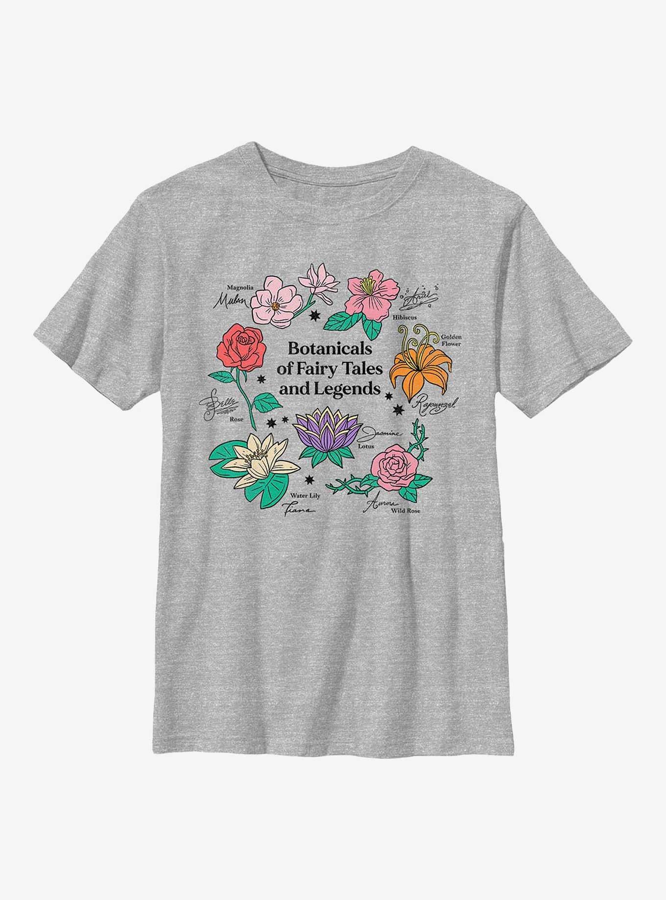 Disney Princesses Botanicals Of Fairy Tales Youth T-Shirt, , hi-res