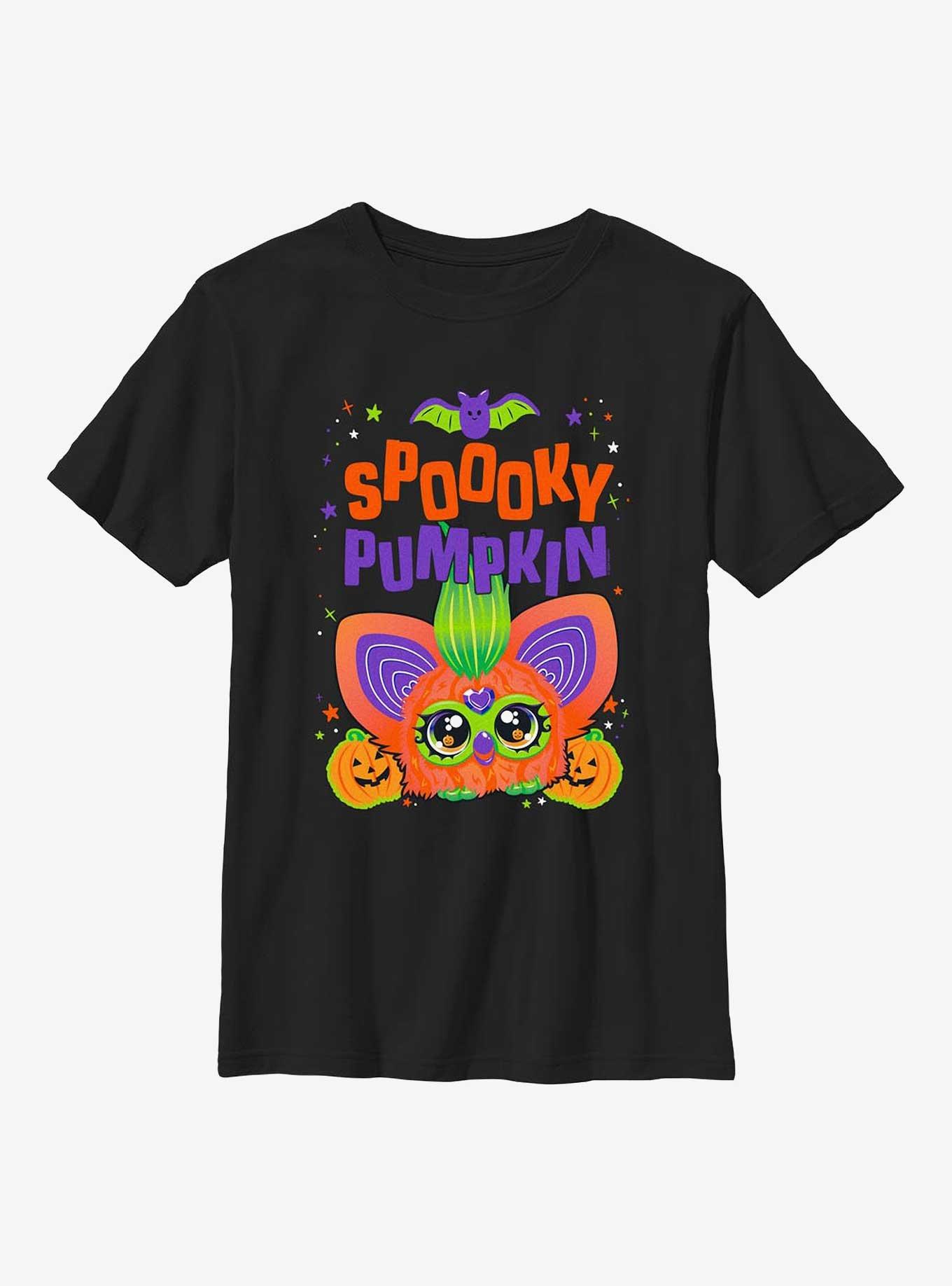 Furby Spooky Pumpkin Youth T-Shirt, , hi-res