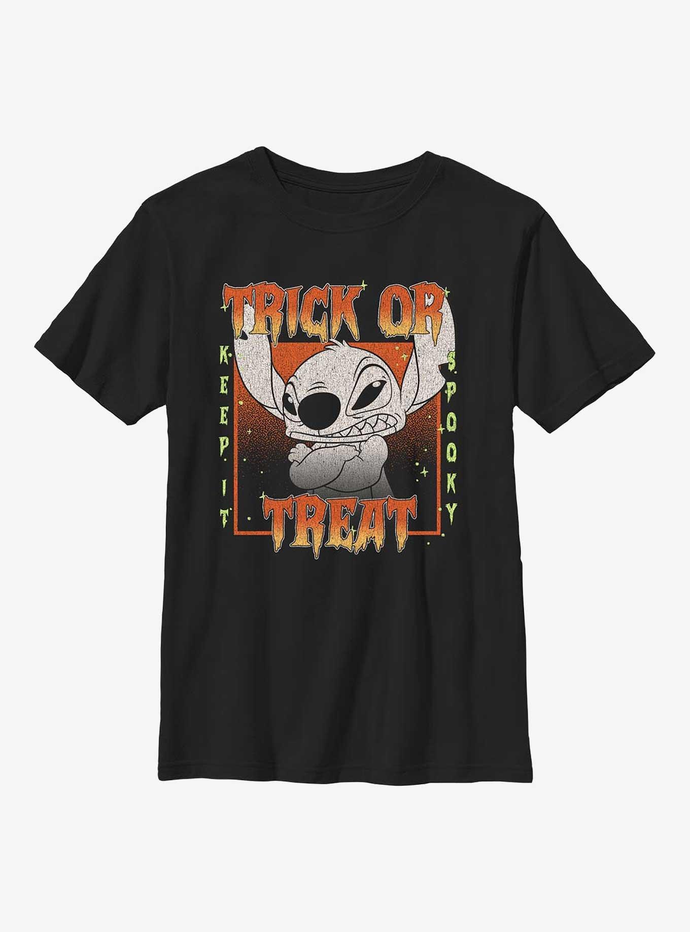 Lilo And Stitch Keep It Spooky Youth T-Shirt, , hi-res