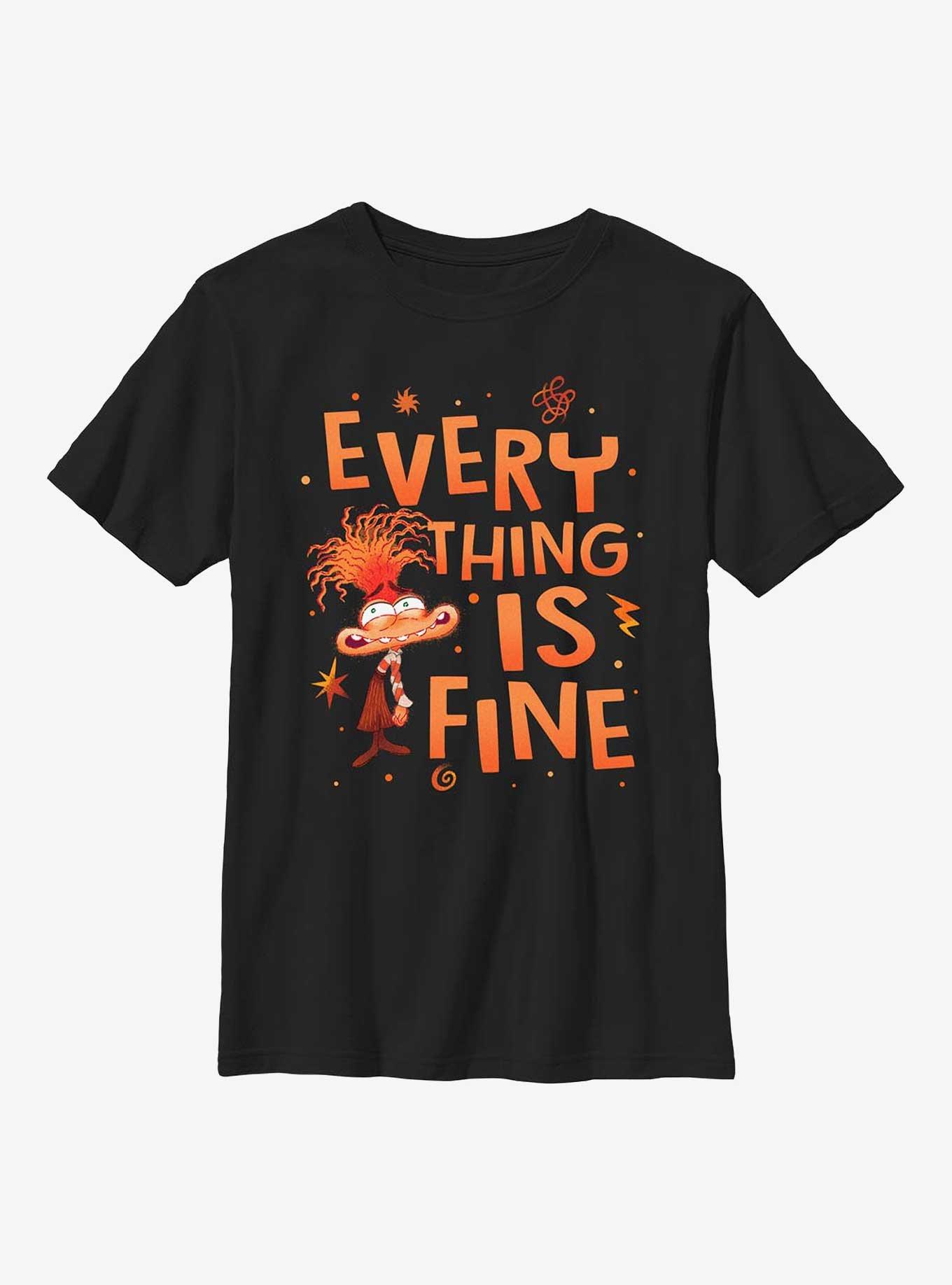 Inside Out This Is Fine Youth T-Shirt, , hi-res